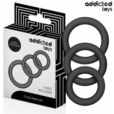 Set Anelli in Silicone Addicted Toys per Prestazioni e Controllo